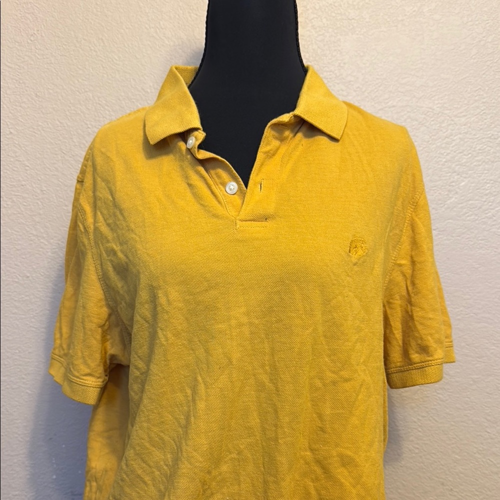 Sunny Yellow Polo Shirt with Sporty Style